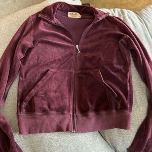 Burgundy juicy couture women’s sweater medium